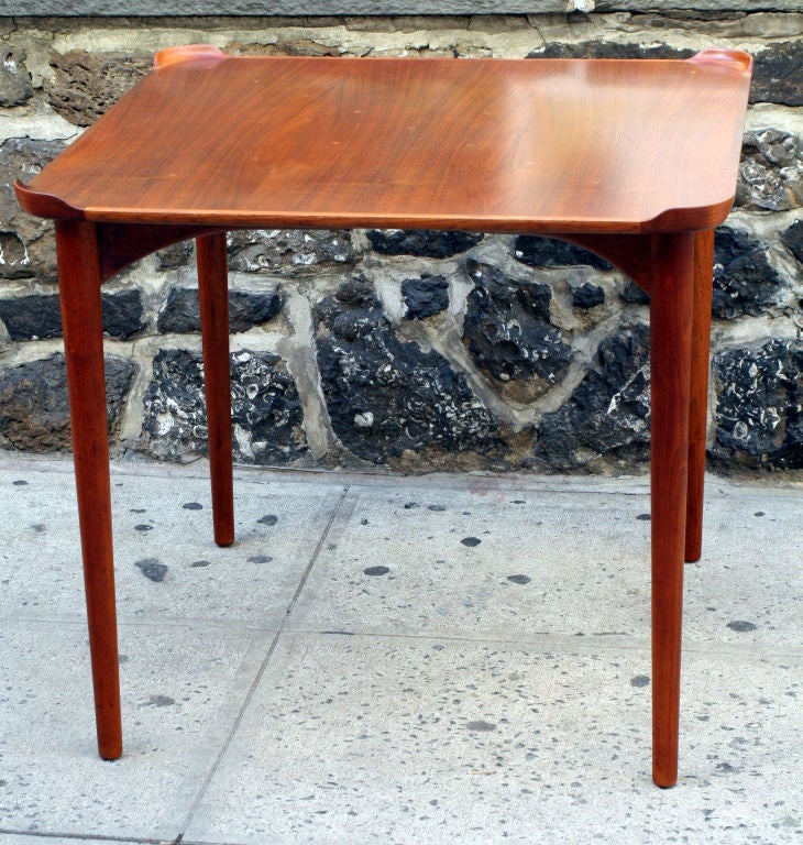Teak Game Table by Finn Juhl For Baker