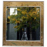 Reverse Painted Asian Motif Mirror by Dee Wingord for LaBarge