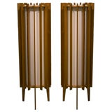 Pair of Cylindrical Table Lanterns by Fog 
Morup