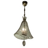 Hand Blown Glass Bell Form Chandelier by Barovier & Toso