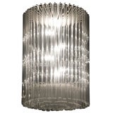 Fantastic Organ Pipe Glass Tube Array Chandelier by Venini