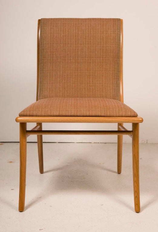 Mid-Century Modern American Set of 12 Sabre Leg Dining Chairs by T.H. Robsjohn-Gibbings For Sale