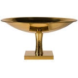 Brass Footed Compote by Tommi Parzinger for Dorlyn