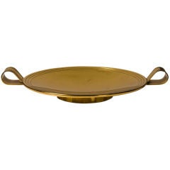 Loop Handled Brass Candy Dish by Tommi Parzinger for Dorlyn