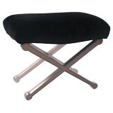 Pair of Black X Benches