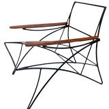 Wrought Iron Chair designed by  Allen Ditson