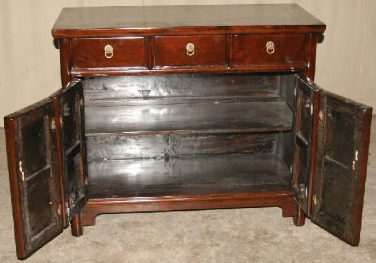 Ju Mu Wood Sideboard