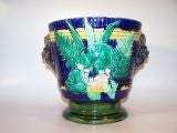 English Majolica Jardiniere