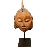 African Ceremonial Mask on Stand from Mali