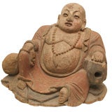 Chinese Hand Carved Wooden Buddha