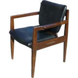 Walnut desk chair ca.1960
s
