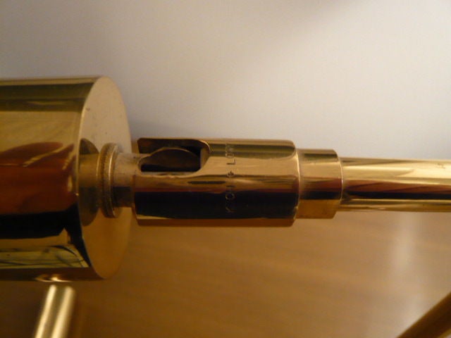 1960's Koch and Lowy Brass desk lamp