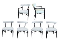 Set of 6 T.H. Robsjohn Gibbings Dining Chairs