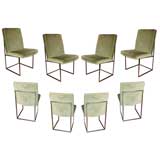 Set of 8 Milo Baughman For Thayer Coggin Dining chairs