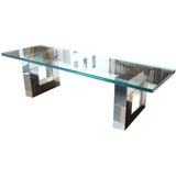 Paul Evans for Directional Metal Patchwork Wall Console