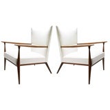 Rare Paul McCobb for Directional Sculpted lounge Chairs