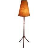 Danish Teak Tripod Floor Lamp