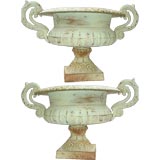 Beautiful pair of English Iron Planters