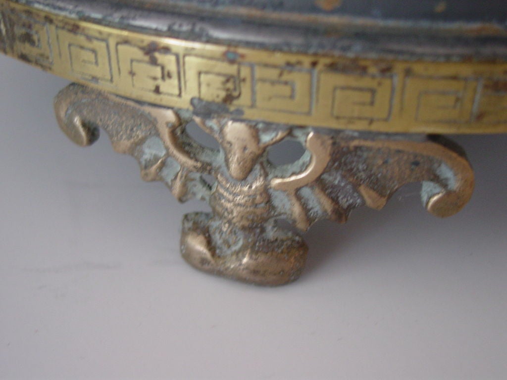 Hong Kong Early Gumps Brass/Pewter Figural Planter