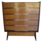 Gio Ponti Style Mid Century Chest of Drawers