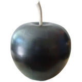 Massive Hand Carved Black Apple (Seville Spain)