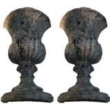 Pair, French Stone Urns