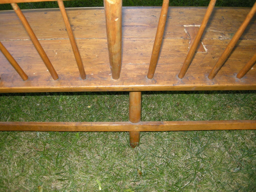 Charming American Meeting House Bench New England 1