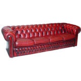 Used English 1930s Chesterfield Settee.