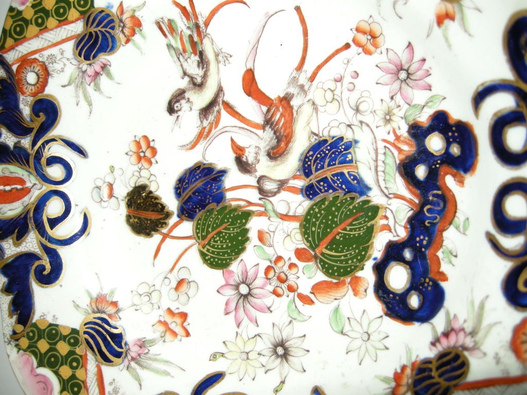 Beautifull Masons Patent Ironstone China Serving Plate