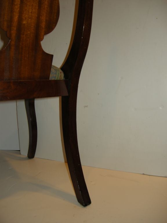 Wonderful  Pair of American Empire Chairs 1