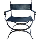 Savanarola, Iron and Leather Chair.