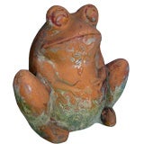 A Handsome Terra Cotta Toad