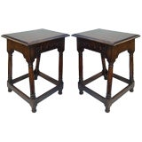 Pair of Vintage English Tavern Tables