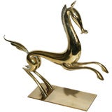 Art Deco Karl Hagenauer - Werkstatten Solid Brass Horse