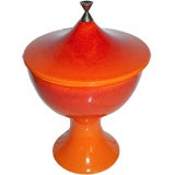 Vintage Striking Haeger Ceramic Pedestal Bowl