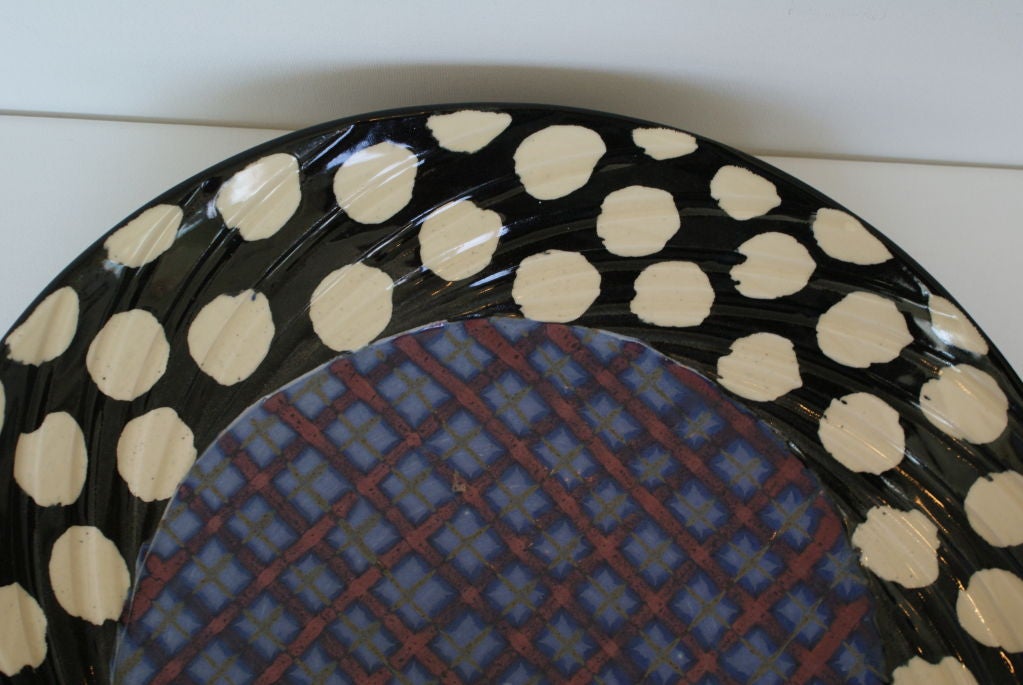 WoW-Color Galore -Large Hand Painted Ceramic Platter