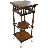English Aesthetic Movement, Stick & Ball  Stand/Etagere