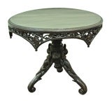 Magnificent  Carved Figural Raj Table