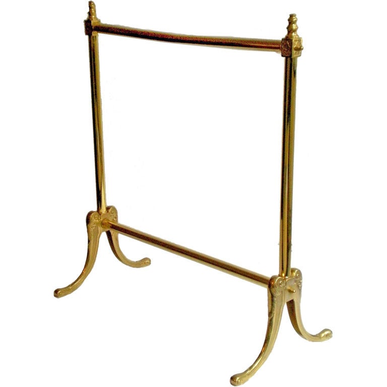 Vintage Brass Quilt Rack At 1stdibs