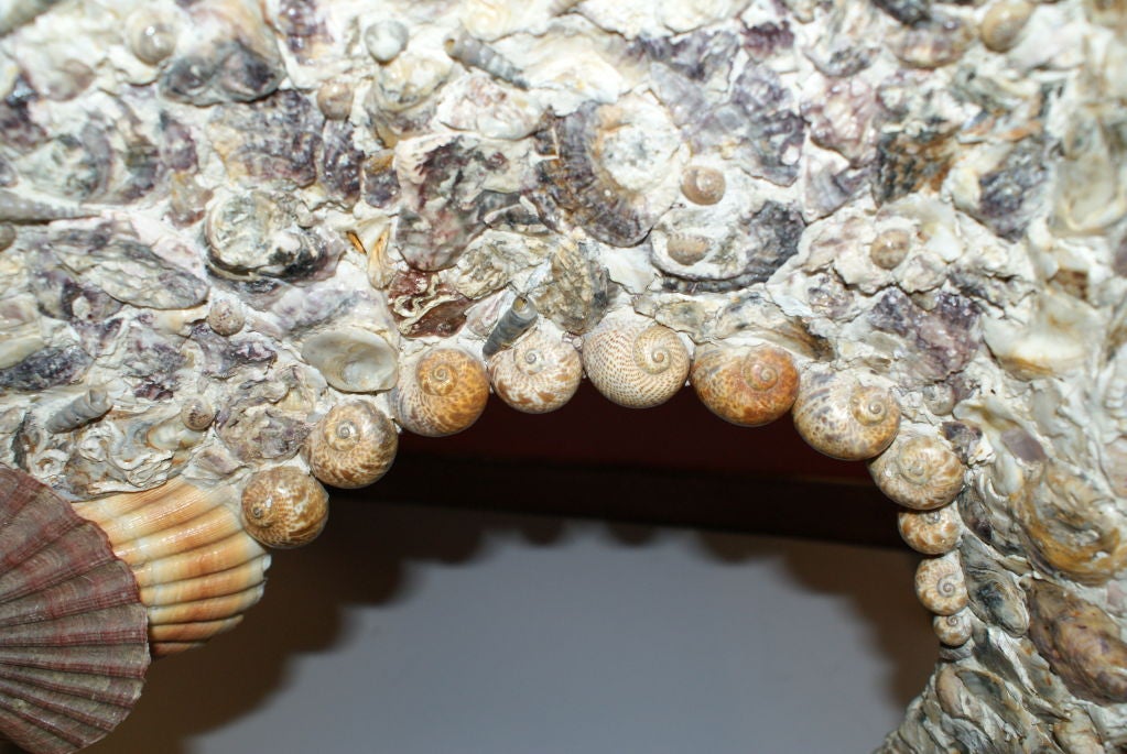 20th Century Wonderful Shell Encrusted Cosole  Table.