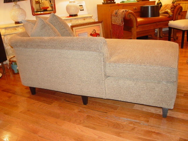 Luxurious Pair of  1950s Baker Chaise Lounge/Sofa