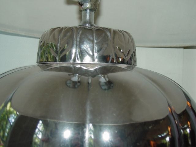 Monumental 1950s Mercury Glass Lamp (Geoffrey Beane Estate)
