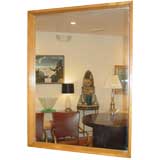 Large 1950s  Russell Right Cherry Wood framed Mirror