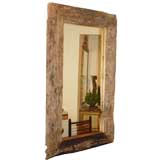 Large Welsh Rustc Oak Mirror