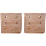 Retro Pair of Gibbings Style Chests (Karpen California)