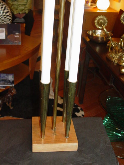 Vintage Parzinger Style  Stiffel Candle Lamp