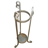 Art Nouveau Wrought Iron Umbrella Stand