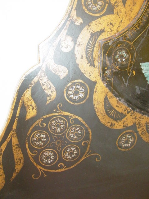 20th Century Incredible Venetian Style Bed/ Headboard