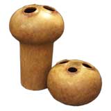 Pair of Poppy Styled Vases by Knabstrup