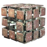 Amazing Bronze Cube Sculpture by Harry Bertoia